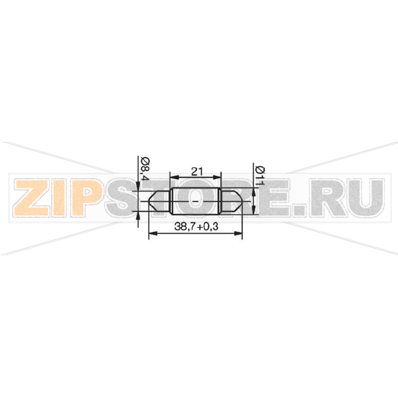 Лампа светодиодная 24 В/DC, 24 В/AC, салонная, ультра-зеленая, 480 мкд Signal-Construct MSOC113974 