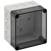 Корпус 130x130x99 мм, материал: поликарбонат, полистирол, серый Spelsberg TK PS 1313-10-tm