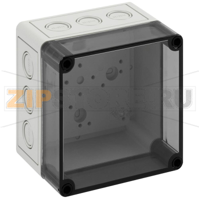 Корпус 130x130x99 мм, материал: поликарбонат, полистирол, серый Spelsberg TK PS 1313-10-tm 