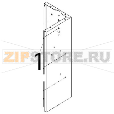 Pannello comandi Angelo Po 0G1BR3E Pannello comandi Angelo Po 0G1BR3EЗапчасть на деталировке под номером: 1