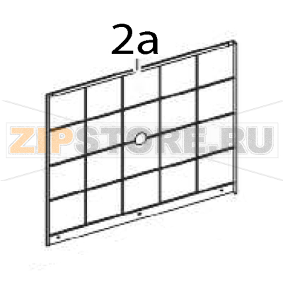 Electronics cover Zebra ZT111 Electronics cover Zebra ZT111Запчасть на деталировке под номером: 2a
