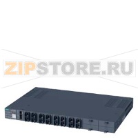 SCALANCE XR324-4M PoE; Managed IE switch, 19" rack; 8x 10/100/1000 Mbit/s for RJ45 ports electrical with PoE, 8x 10/100/1000 Mbit/s for RJ45 ports electrical without PoE; 4x 10/100/1000 Mbit/s 2-port media modules, electrical or optical; LED diagnostics;