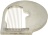 VEGETABLE CHOPPER STRIP DISC 6x6 mm
