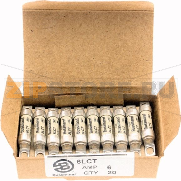 Предохранитель, 6 A, AC 240 В, DC 150 В, 200 кА, BS88, 9x47 мм, aR, BS Eaton 6AMP 240V AC BS88 FU 