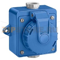 DELTA FLACHE РОЗЕТКА SCHUKO С КРЫШКОЙ 16А 250В IP68 НАВЕСНОГО МОНТАЖА Siemens 5UB4686