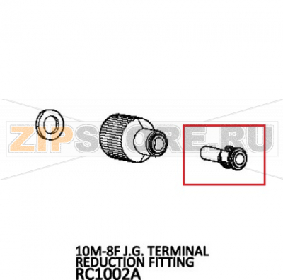 10M-8F J.G. Terminal reduction fitting Unox XFT 193  10M-8F J.G. Terminal reduction fitting Unox XFT 193Запчасть на деталировке под номером: 190Название запчасти на английском языке: 10M-8F J.G. Terminal reduction fitting Unox XFT 193