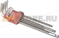 JEU DE 9 CLEFS MALES COUDEES