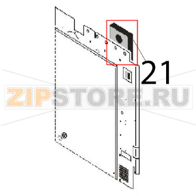 Insulating panel CSX Angelo Po FM1011E2 Insulating panel CSX Angelo Po FM1011E2Запчасть на деталировке под номером: 21