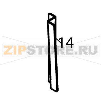Rear filter guide Fagor FI-80 Rear filter guide Fagor FI-80Запчасть на деталировке под номером: 14Название запчасти Fagor на английском языке: Rear filter guide FI-80.