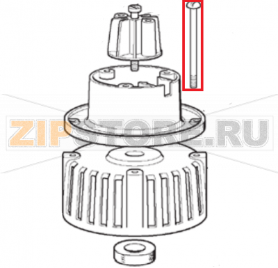 Schraube von s.n. 03995 Scotsman AF 200   Schraube von s.n. 03995 Scotsman AF 200Запчасть на 