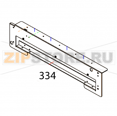 Cutter bracket (A) Sato SG112-ex Cutter bracket (A) Sato SG112-exЗапчасть на деталировке под номером: 334Название запчасти на английском языке: Cutter bracket (A) Sato SG112-ex.