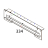 Cutter bracket (A) Sato SG112-ex