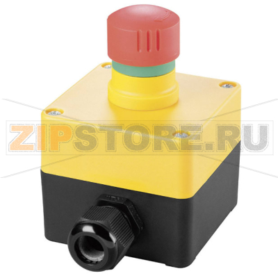 Кнопка аварийной остановки 250 В/AC, 16 А, 1 шт Schlegel SIL22_QRUV_118308 