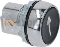 LIFTING PUSH-BUTTON BLACK ø 30 mm