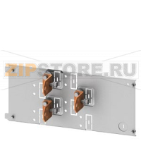 SIVACON S4 Cable connection form 3 3VA22 (up to 250 A) Height 200 mm Fixed mounting, Plug-in socket Siemens 8PQ6000-8BA17