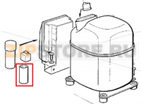 Startkondensator 88-108mfd/330v Gefriersystem Wassergekühlt  Scotsman MF 56  