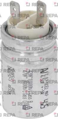 CAPACITOR ALUMINIUM 4.5 µF 