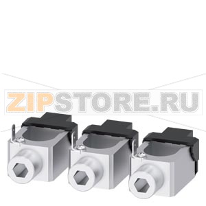 wire connector CU with control wire voltage tap-off 3 units accessory for: 3VA6 150/250 Siemens 3VA9243-0JK12 