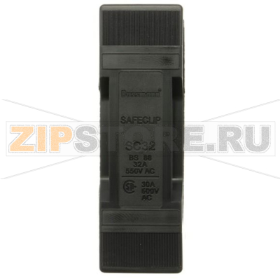 Держатель предохранителей, 32 A, AC 550 В, BS88/F1 Eaton SAFECLIP 32A BUSBAR/ FRONT CONNECTED 