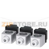 WIRE CONNECTOR; 3 PCS. ACCESSORY FOR: 3VA5/6 400/600 Siemens 3VA9373-0JB13