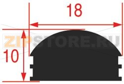 DOOR GASKET 780x355 mm 