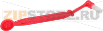 SHOWER BRUSH RED 