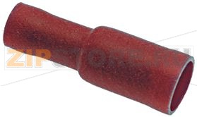 КАБЕЛЬНАЯ КЛЕММА С ШТЕПСЕЛЬНОЙ ВИЛКОЙ КРАСНАЯ F Ø 4 MM 100 ШТ 