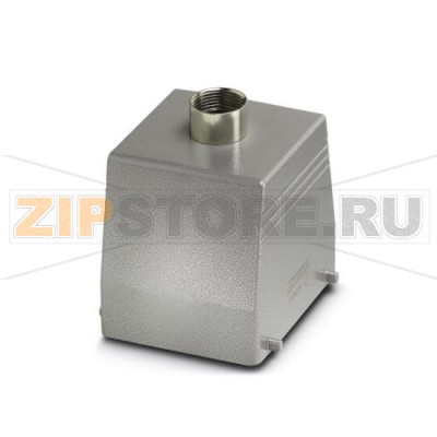 Корпус с кабельным сальником Phoenix Contact HC-B 32-TFQ-80/M1PG21G крепление производится двумя защелками, высота 80 мм, с резьбовым соединением, 1x Pg21, прямое подключение кабеля.Минимальный заказ: 10 шт.Упаковка: 10 шт.