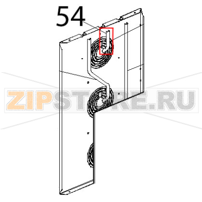 Tubo interno umidita D=16, SP=1 Unox XBC 804 Tubo interno umidita D=16, SP=1 Unox XBC 804Запчасть на деталировке под номером: 54