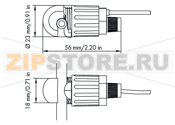 Анцапфа силового трансформатора; с предохранителем; 10 мм (8 AWG) - 16 мм (6 AWG); Фаза Wago 855-8003 Short description:These voltage taps (855 Series) easily and safely tap the measurement voltage.This allows a fuse-protected measurement voltage to be tapped from an insulated conductor with just one turn – no tools required.Features:Safely tap the measurement voltage with just one turnTool-free assemblySecure mountingVoltage taps (855-8001 and 855-8003) include a (5 x 25) mm 2 A fuseFor insulated conductors up to 16 mm? (6 AWG)Cable length: 3 mПримечание:Spare fuse: WAGO 855-8020...
