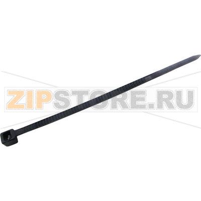 Стяжки кабельные 200 мм, черные, 100 шт TRU Components 1577924 
