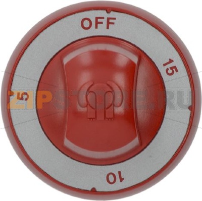 RED KNOB ø 72 mm OFF 5-10-15 
