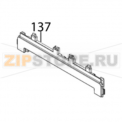 Top front panel dis Sato CT408LX TT Top front panel dis Sato CT408LX TTЗапчасть на деталировке под номером: 137Название запчасти на английском языке: Top front panel dis Sato CT408LX TT.
