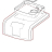 Red upper casing cover XSMC assy. Saeco Syntia Cappuccino