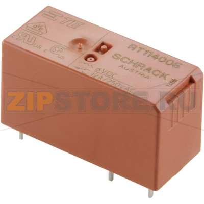 Реле электромагнитное 230 В/AC, 16 А, 1 шт TE Connectivity 1393240-7 