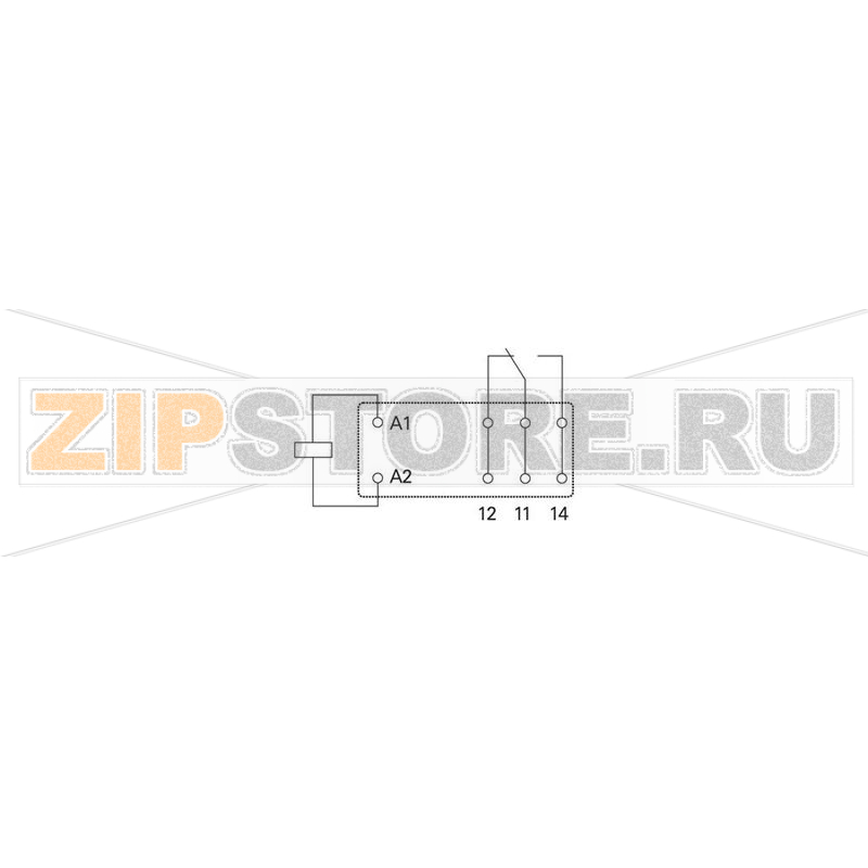 Реле электромагнитное 230 В/AC, 16 А, 1 шт TE Connectivity 1393240-7 
