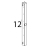Colonnina laterale DX inox porta Unox XBC 604P