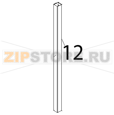 Colonnina laterale SX inox Unox XBC 815G Colonnina laterale SX inox Unox XBC 815GЗапчасть на деталировке под номером: 12