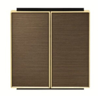 Клавиша двойная (выключатель+переключатель), античная латунь ABB 2CLA854200A1201