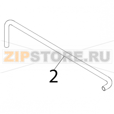 Comp. rinse pipe Fagor AD-120B Comp. rinse pipe Fagor AD-120BЗапчасть на деталировке под номером: 2Название запчасти Fagor на английском языке: Comp. rinse pipe AD-120B.