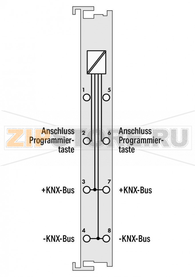 Интерфейс KNX/EIB/TP1; светло-серые Wago 753-646 