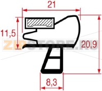 SNAP-IN GASKET 1076 - 2500 mm