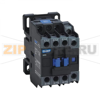 Контактор 6 А, 2.2 кВт, 380 В, 1НО+1НЗ, 50/60 Гц Chint NXC-06 