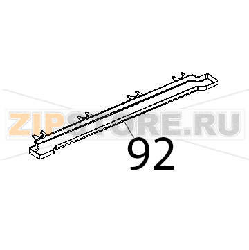 Cassetto raccogligocce Unox XBC 815G Cassetto raccogligocce Unox XBC 815GЗапчасть на деталировке под номером: 92