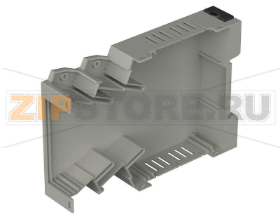 Полукорпус с вентиляционными шлицами, 22.5x75x110.8 мм Bopla CN 22 GK-L 