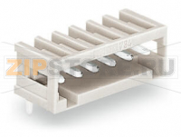 MCS MICRO Вилка THT; 0.8 x 0.8 mm solder pin; угловые; 100% защита от неправильного подсоединения; Шаг контактов 2,5 мм; 9-пол.; светло-серые Wago 733-369