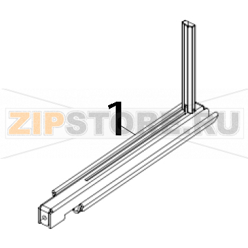 Media supply spindle TSC MH261T Media supply spindle TSC MH261TЗапчасть на деталировке под номером: 1