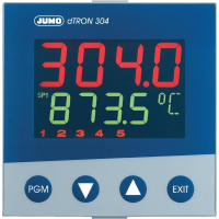 PID-регулятор температуры, от -200 до +2400°C, 1 шт JUMO dTRON 304