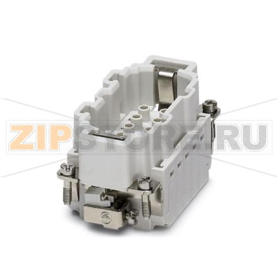 Штыревая вставка HEAVYCON Phoenix Contact HC-B 10-I-CT-M серия B10, 10-полюсная, для обжимных контактов Подсоединение РЕ с помощью натяжных втулок.Минимальный заказ: 10 шт.Упаковка: 10 шт.