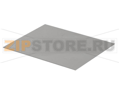 Плата передняя, 2 mm, алюминий, прозрачно анодированный Bopla BO FP 60045 